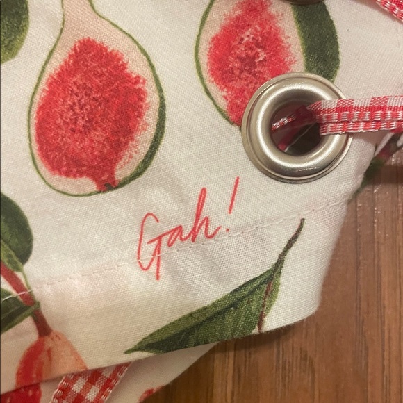 Lisa Says Gah Fruit Crop Top with Ties - Picture 6 of 6